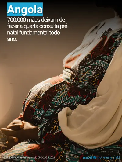 Antenatal care tile for Angola, Photo · Portuguese