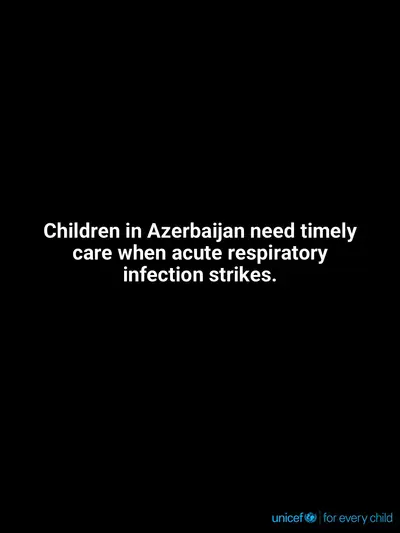 Childhood pneumonia tile for Azerbaijan, Text only · English