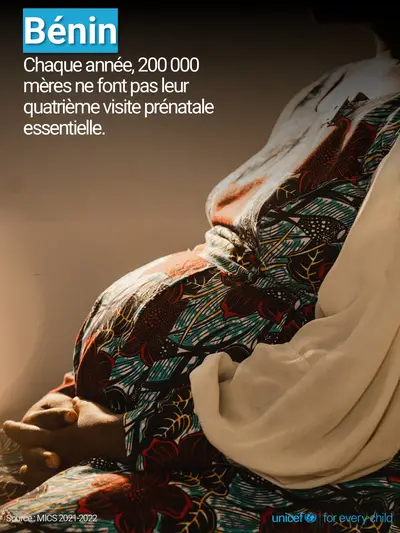Antenatal care tile for Benin, Photo · French