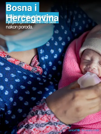 Postnatal care tile for Bosnia and Herzegovina, Photo · Bosnian