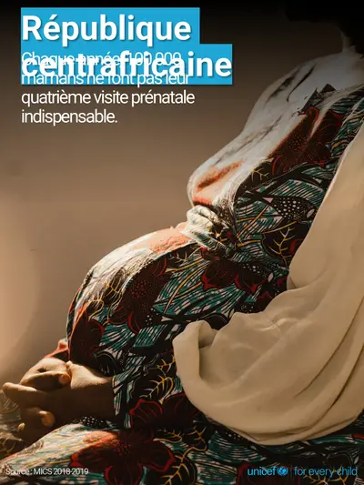 Antenatal care tile for Central African Republic, Photo · French