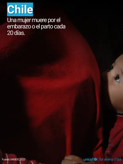 Maternal mortality tile for Chile, Photo · Spanish