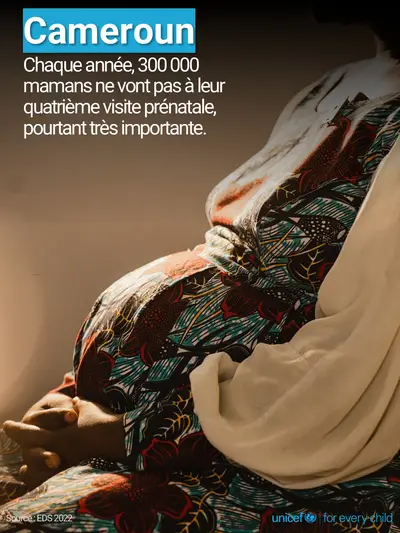 Antenatal care tile for Cameroon, Photo · French