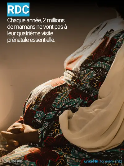 Antenatal care tile for Democratic Republic of the Congo, Photo · French