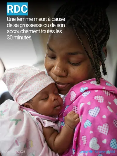 Maternal mortality tile for Democratic Republic of the Congo, Photo · French