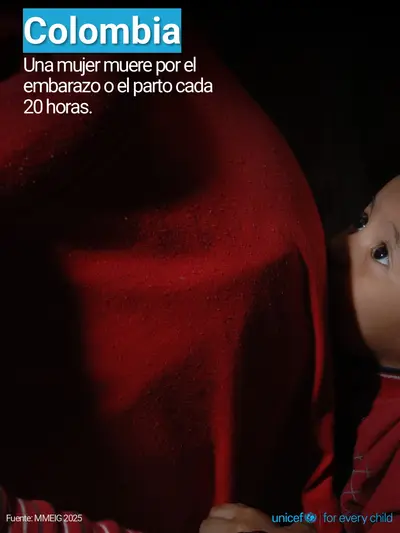Maternal mortality tile for Colombia, Photo · Spanish