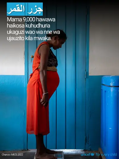 Antenatal care tile for Comoros, Photo · Comorian