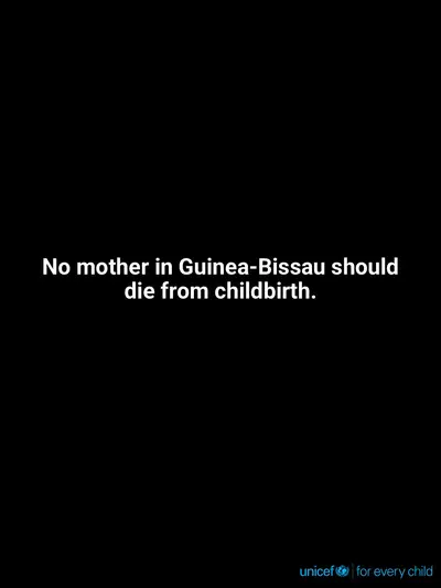 Maternal mortality tile for Guinea-Bissau, Text only · English
