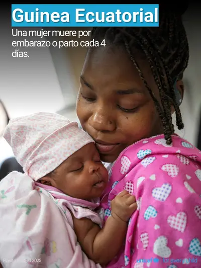 Maternal mortality tile for Equatorial Guinea, Photo · Spanish