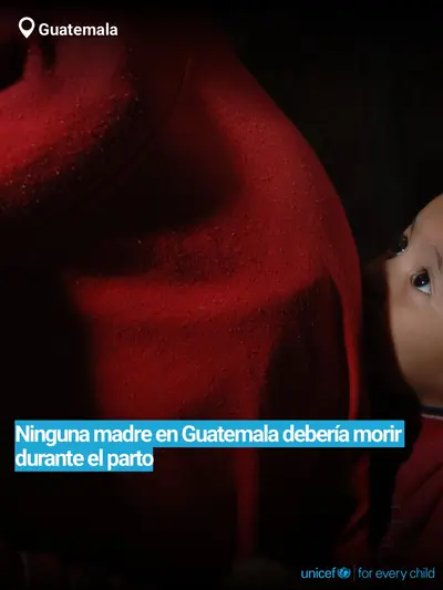 Maternal mortality tile for Guatemala, Bold number · Spanish