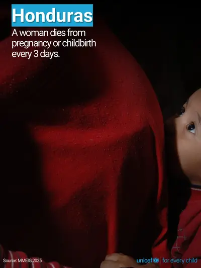 Maternal mortality tile for Honduras, Photo · English