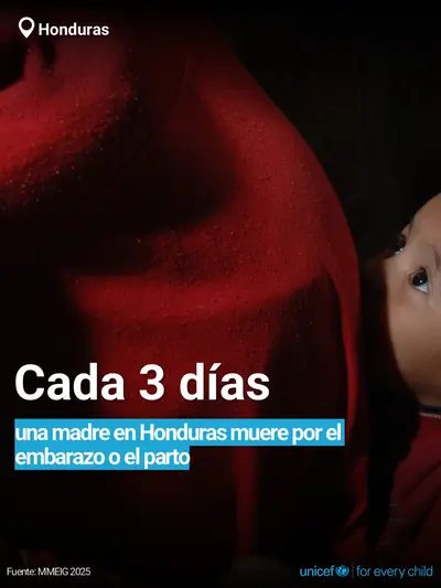 Maternal mortality tile for Honduras, Bold number · Spanish