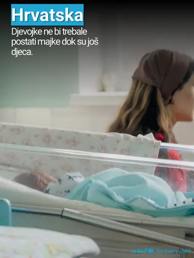 Adolescent motherhood tile for Croatia, Photo · Croatian