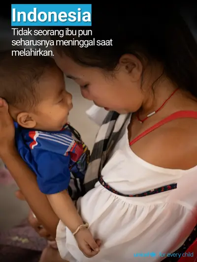 Maternal mortality tile for Indonesia, Photo · Indonesian
