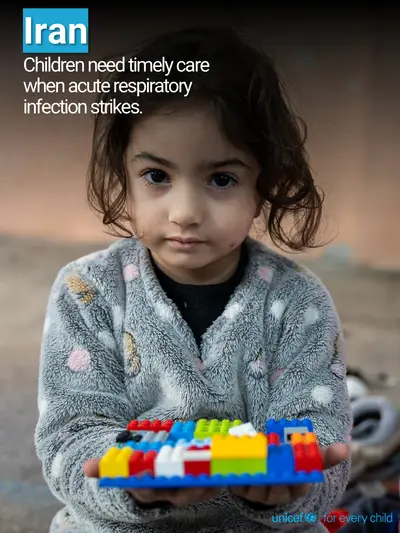 Childhood pneumonia tile for Iran (Islamic Republic of), Photo · English