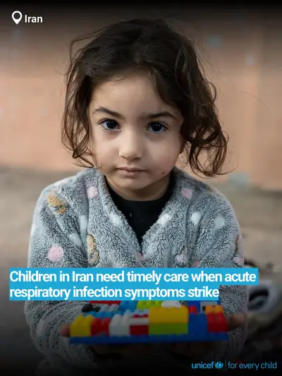 Childhood pneumonia tile for Iran (Islamic Republic of), Bold number · English