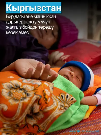 Skilled birth attendance tile for Kyrgyzstan, Photo · Kyrgyz