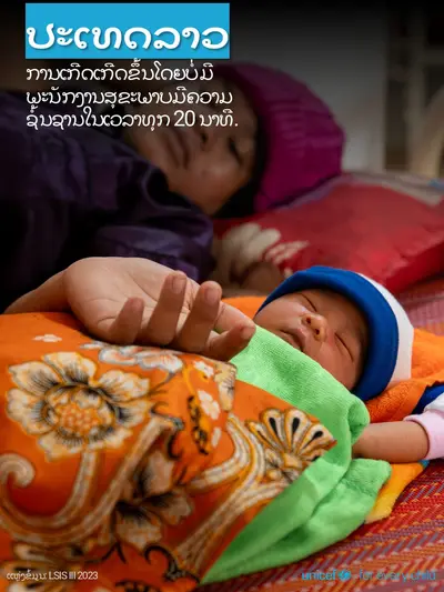 Skilled birth attendance tile for Lao People's Democratic Republic, Photo · Lao