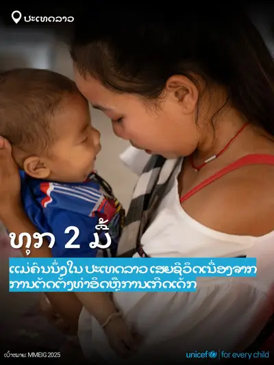 Maternal mortality tile for Lao People's Democratic Republic, Bold number · Lao