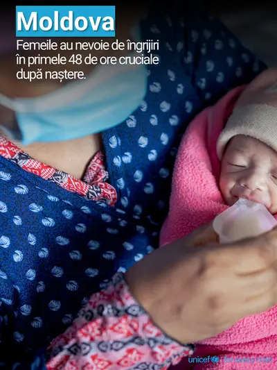 Postnatal care tile for Republic of Moldova, Photo · Romanian