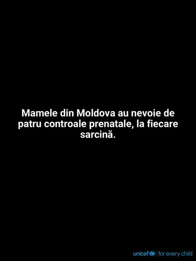 Antenatal care tile for Republic of Moldova, Text only · Romanian