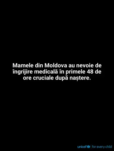 Postnatal care tile for Republic of Moldova, Text only · Romanian