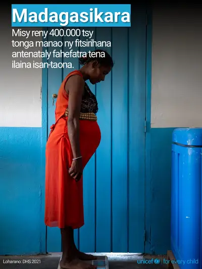 Antenatal care tile for Madagascar, Photo · Malagasy