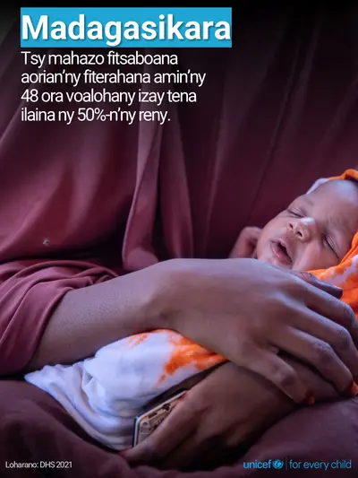 Postnatal care tile for Madagascar, Photo · Malagasy