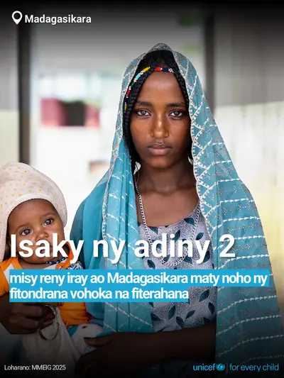 Maternal mortality tile for Madagascar, Bold number · Malagasy
