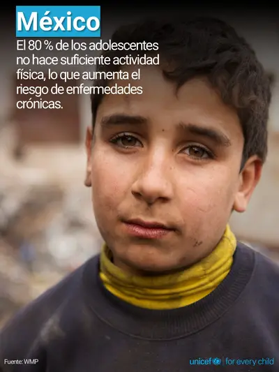 Adolescent physical activity tile for Mexico, Photo · Spanish
