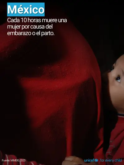 Maternal mortality tile for Mexico, Photo · Spanish