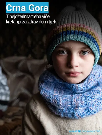 Adolescent physical activity tile for Montenegro, Photo · Montenegrin