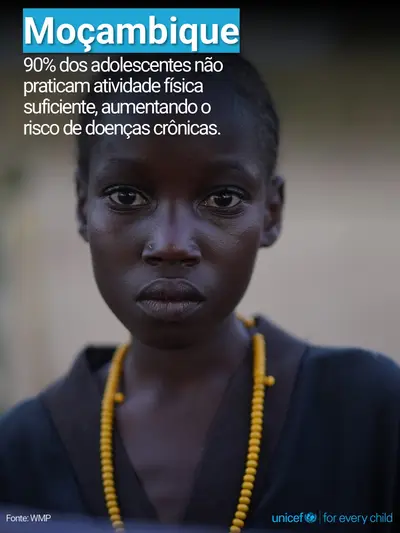 Adolescent physical activity tile for Mozambique, Photo · Portuguese