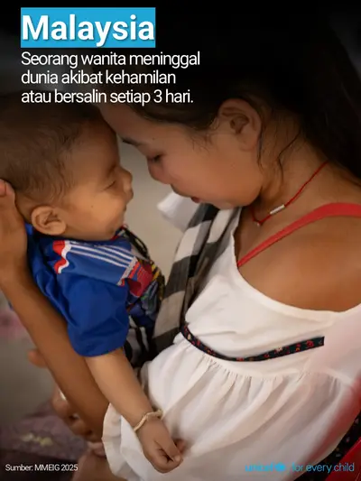 Maternal mortality tile for Malaysia, Photo · Malay
