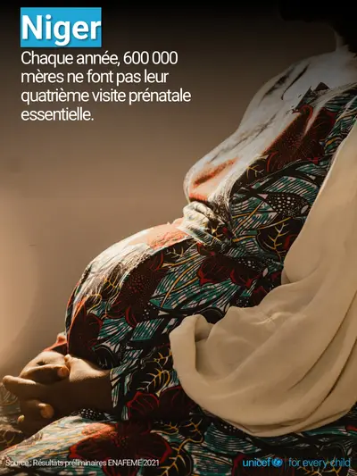 Antenatal care tile for Niger, Photo · French