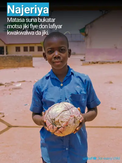 Adolescent physical activity tile for Nigeria, Photo · Hausa