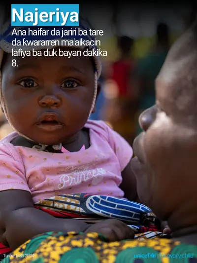 Skilled birth attendance tile for Nigeria, Photo · Hausa