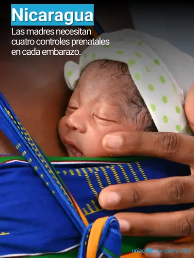 Antenatal care tile for Nicaragua, Photo · Spanish