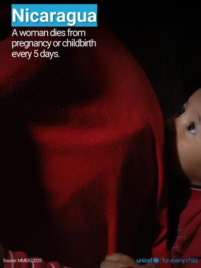 Maternal mortality tile for Nicaragua, Photo · English