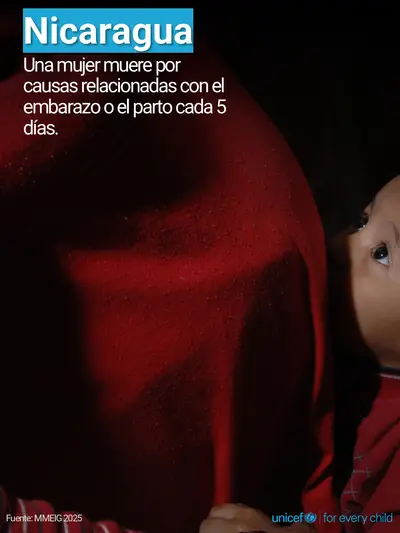 Maternal mortality tile for Nicaragua, Photo · Spanish