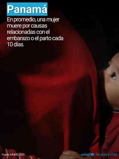 Maternal mortality tile for Panama, Photo · Spanish