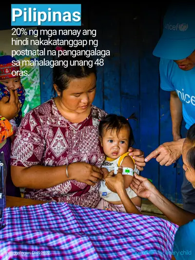 Postnatal care tile for Philippines, Photo · Filipino