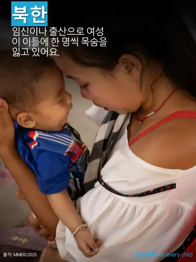 Maternal mortality tile for Democratic People's Republic of Korea, Photo · Korean