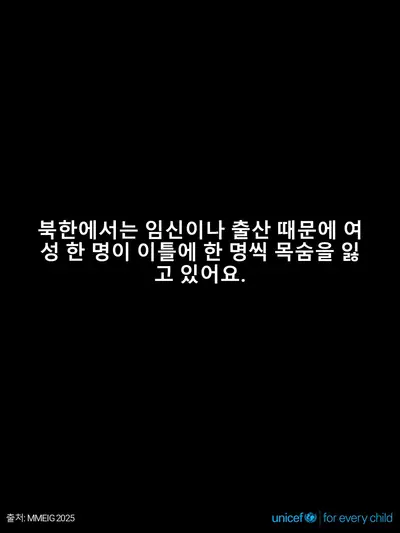 Maternal mortality tile for Democratic People's Republic of Korea, Text only · Korean