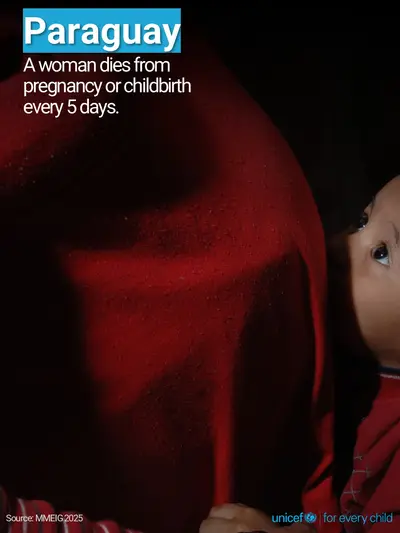Maternal mortality tile for Paraguay, Photo · English