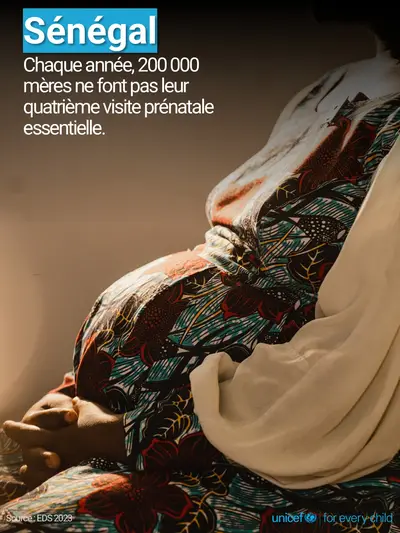Antenatal care tile for Senegal, Photo · French