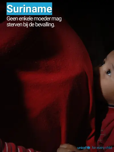Maternal mortality tile for Suriname, Photo · Dutch