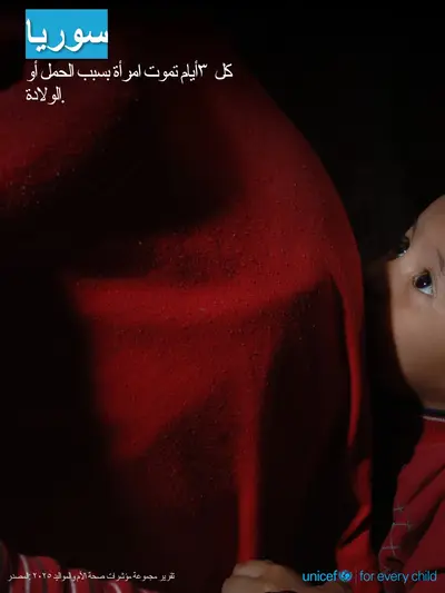 Maternal mortality tile for Syrian Arab Republic, Photo · Arabic