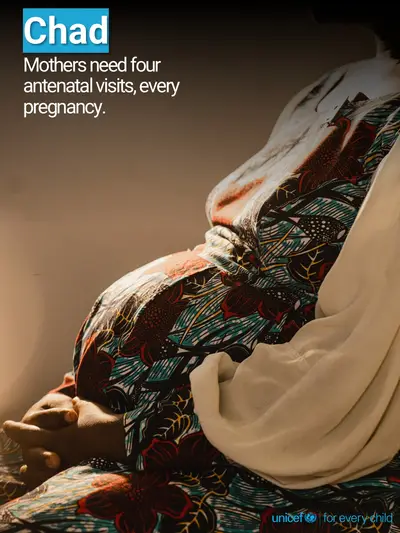 Antenatal care tile for Chad, Photo · English