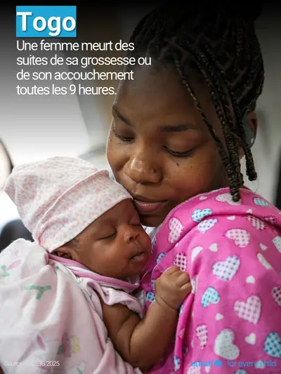 Maternal mortality tile for Togo, Photo · French